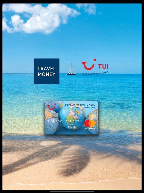 tui prepaid travel card login